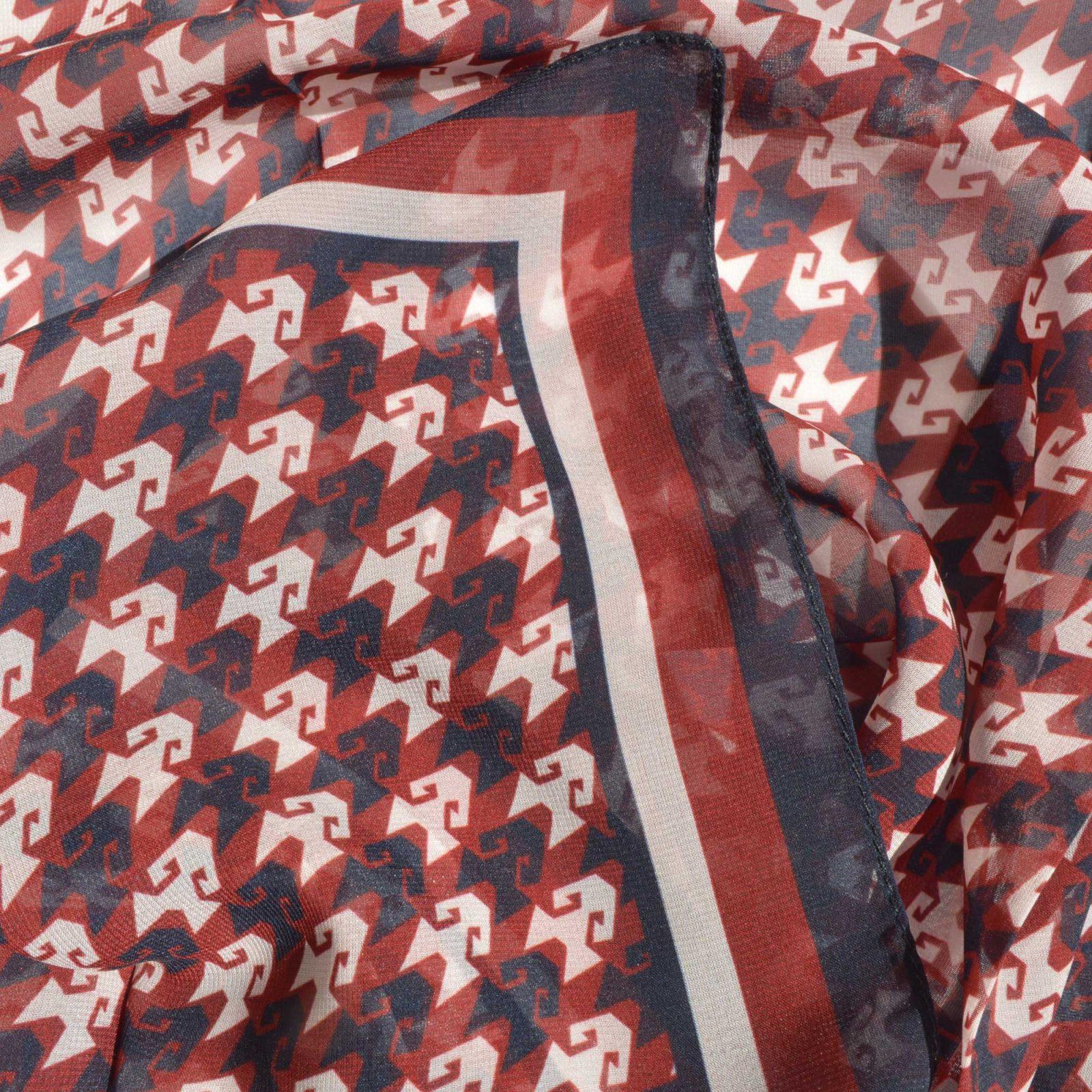 BBD BOUTIQUE — Eli Belinde-Eli Belinde Desenli Kırmızı-Lacivert Bandana