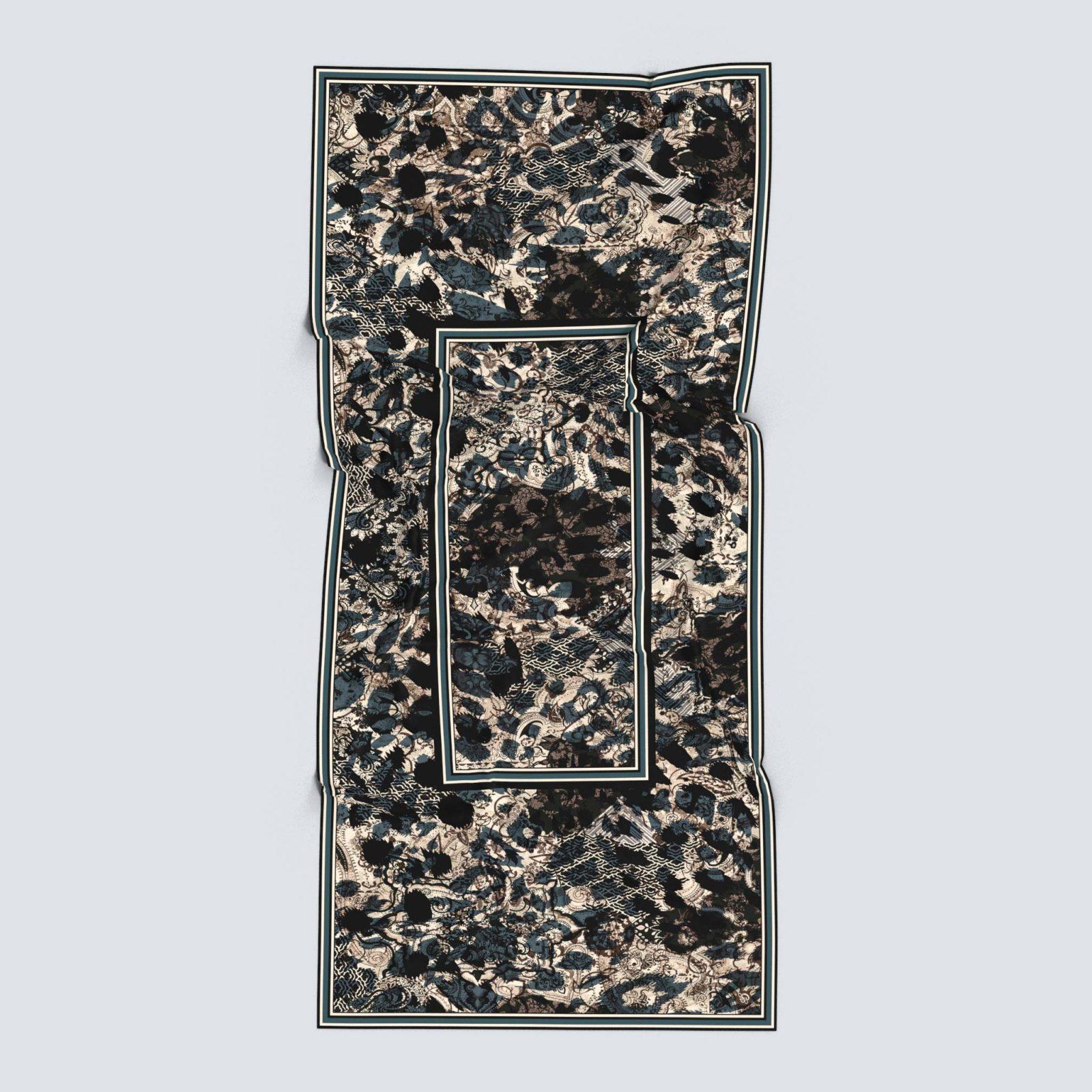 BBD BOUTIQUE — Gölgelerin Dansı-Abstract Desenli Şal